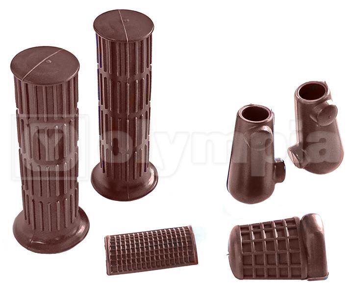 KIT GOMMA VESPA 50 MARRONE